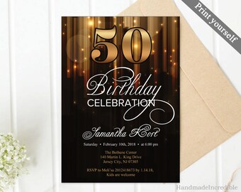 gold and black 50th