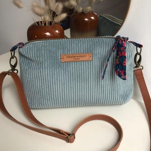 Handtasche aus Samt und Liberty, Umhängetasche