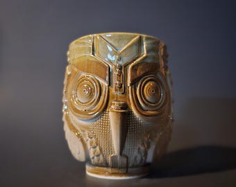 Rustic Owl Latte Cup