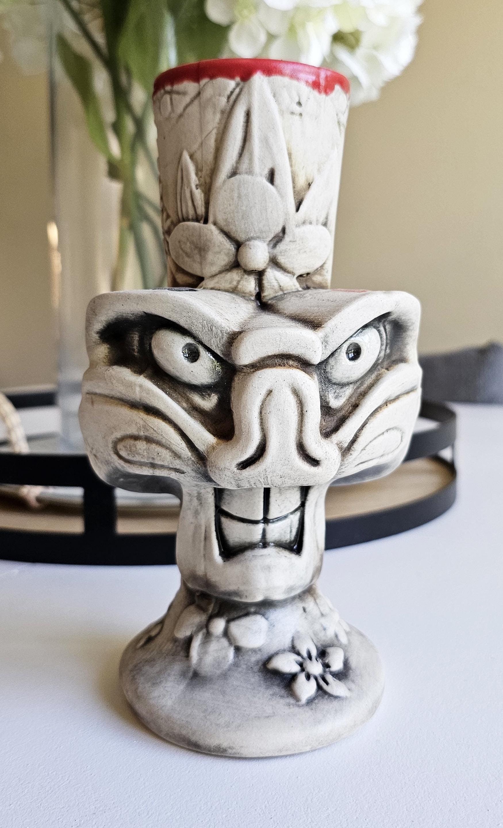 Cheeks 16oz Tiki Mug – Mischievous Island Guardian