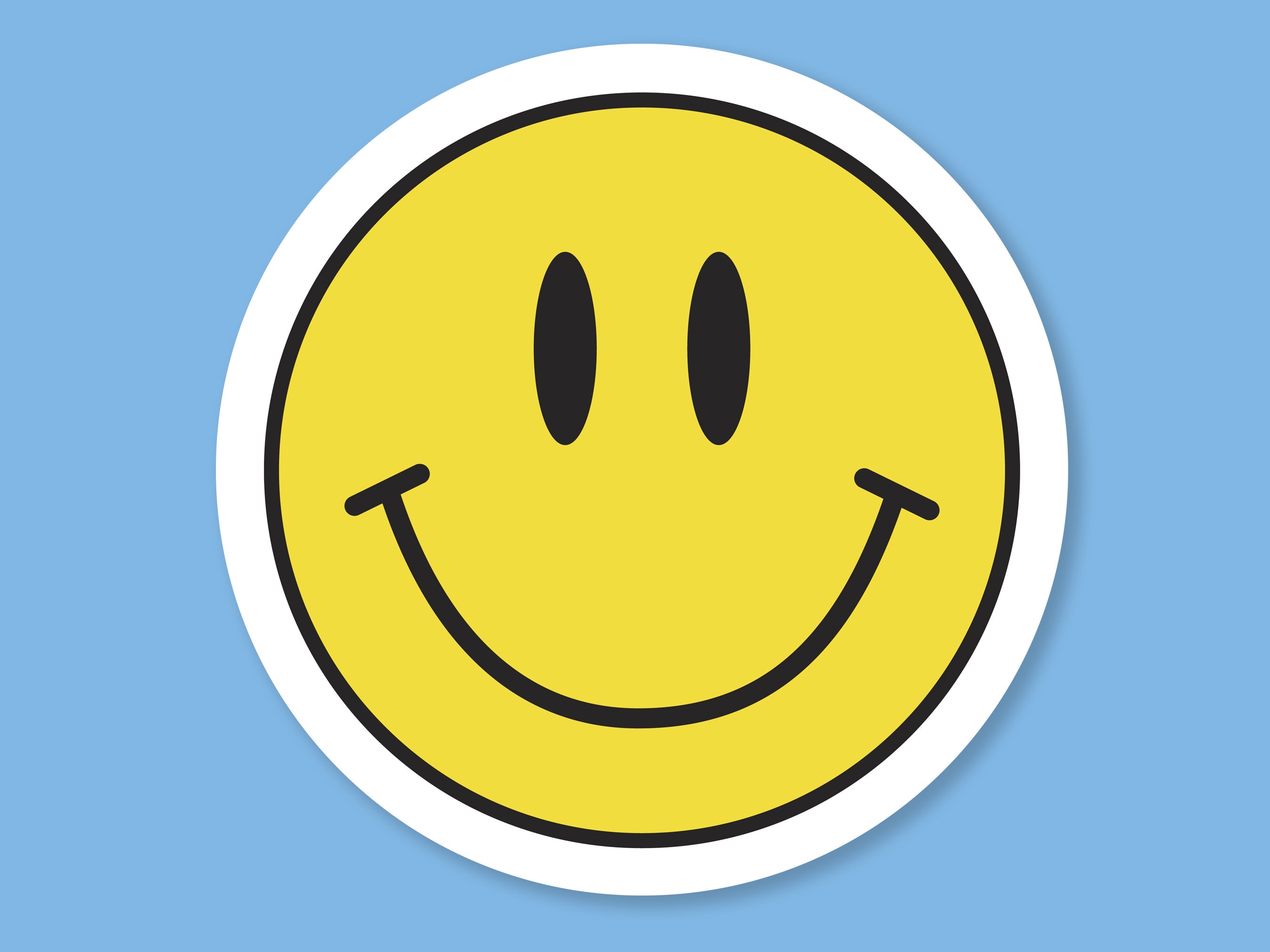 Smiley Face Vinyl Sticker, Smile Face Sticker, Fun Sticker, Friend Gift,  Cool Sticker, Stickers for Women, Be Happy Sticker, Smiley Sticker -   Canada
