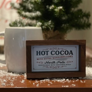 Mini Farmhouse Christmas Sign: Tiered Tray Decor (3x5)