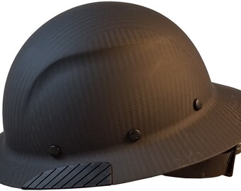 Actual Carbon Fiber Hard Hat Full Brim Matte Black Etsy Australia