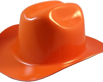 Outlaw Cowboy Hardhat with Ratchet Suspension - Orange