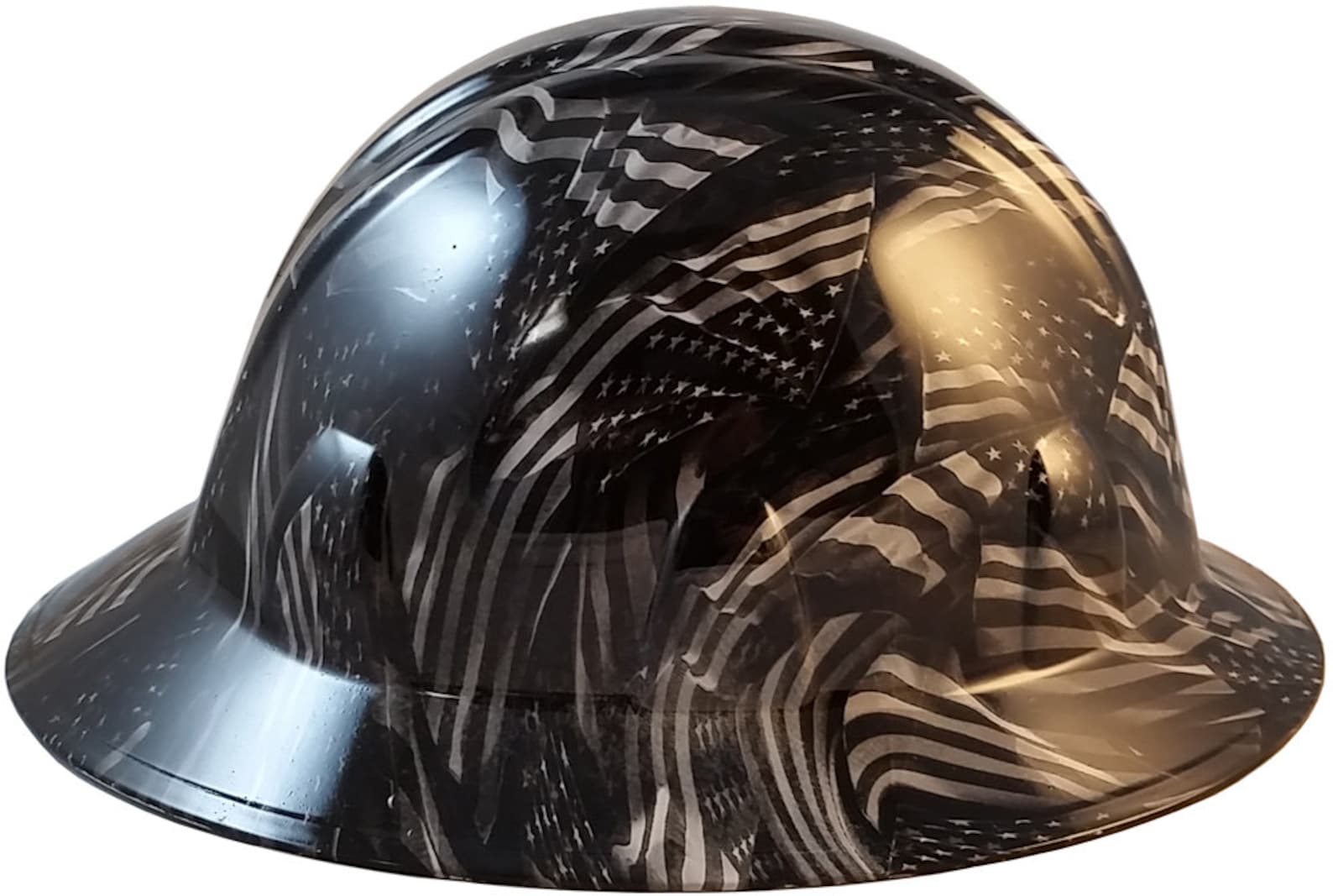 Covert USA Flag Hydro Dipped Hard Hats Full Brim Style Etsy