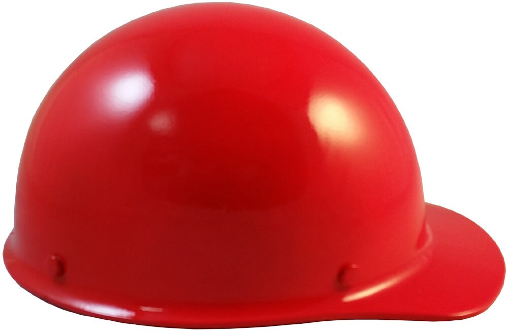 MSA Skullgard Cap Style Hard Hat Red Etsy