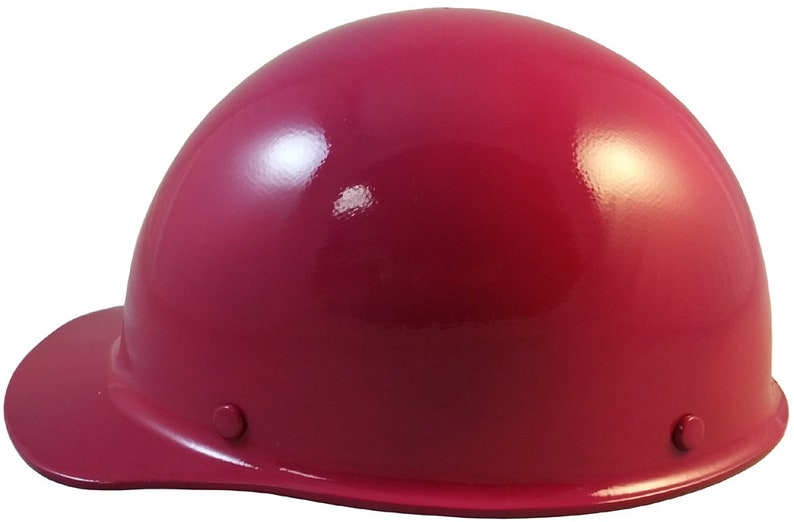 MSA Skullgard Cap Style Hard Hat Raspberry Etsy