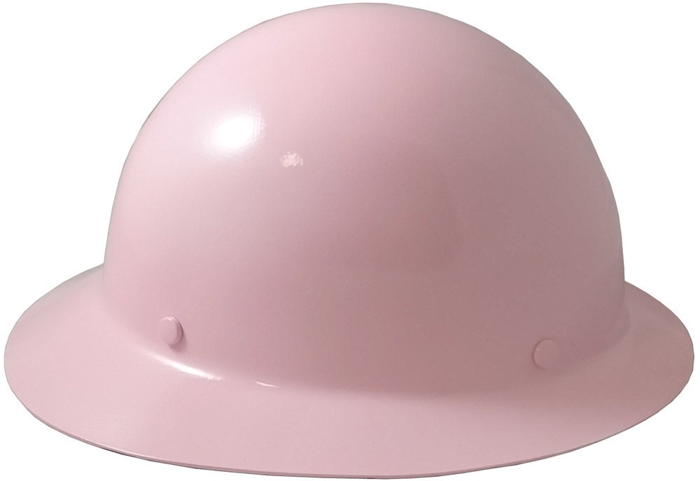 MSA Skullgard Full Brim Hard Hat Light Pink Etsy