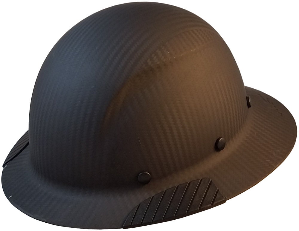Brown carbon fiber sales hard hat