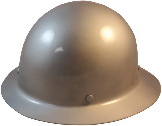brown full brim hard hat