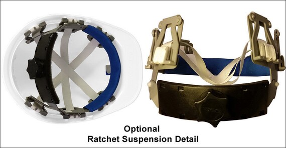 Outlaw Cowboy Hardhat with Ratchet Suspension Royal Blue