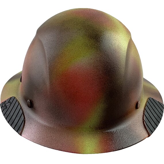 red carbon fiber hard hat
