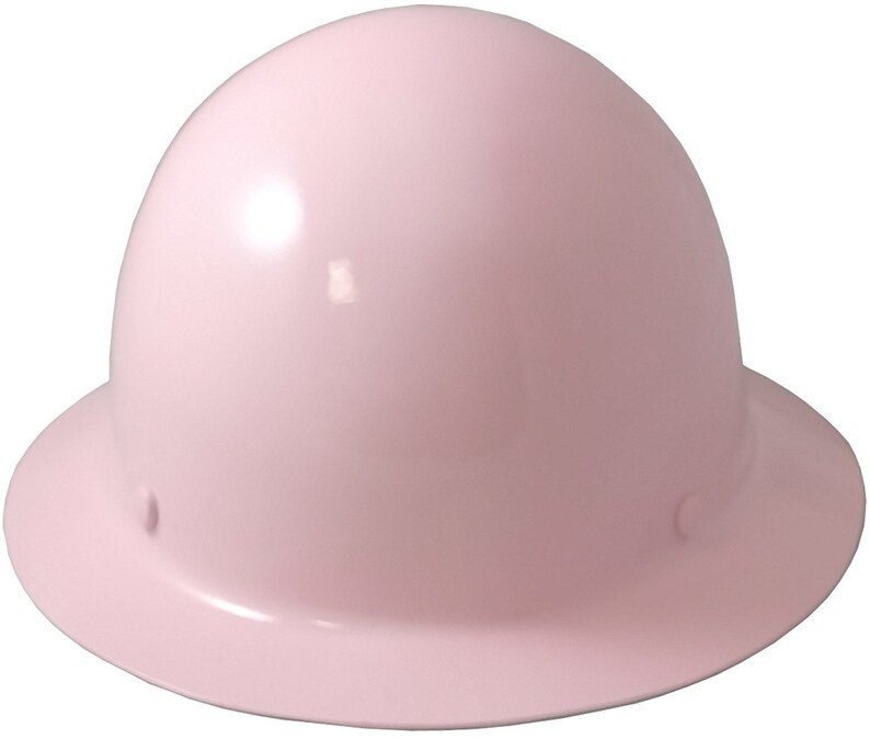 Light Pink MSA Skullgard Full Brim Hard Hat