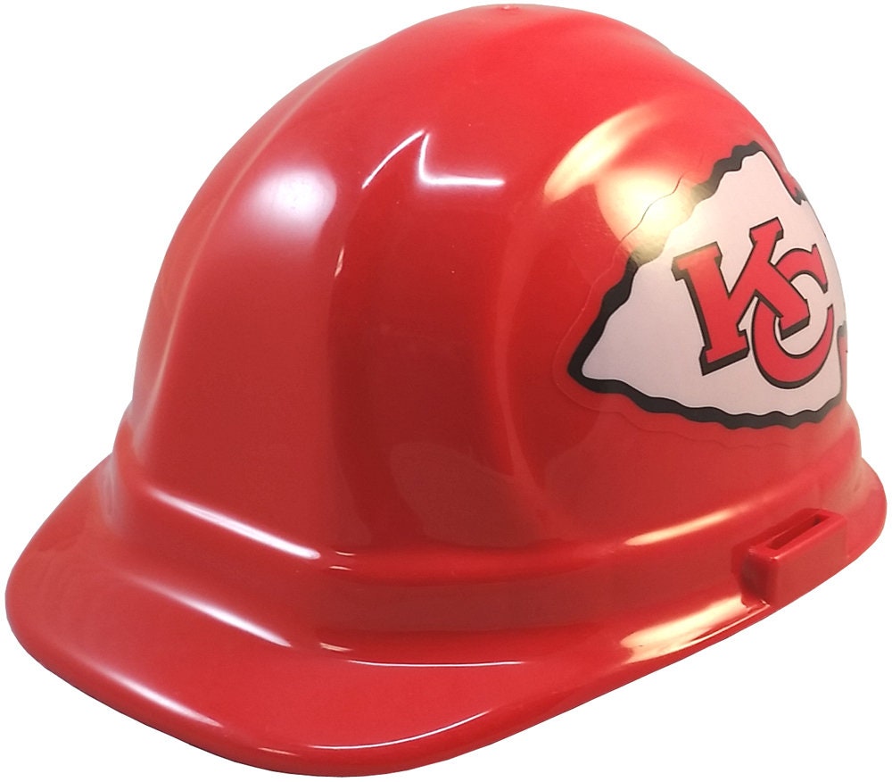 Kansas City Chiefs NFL Hard Hat W/ Ratchet Suspension Etsy