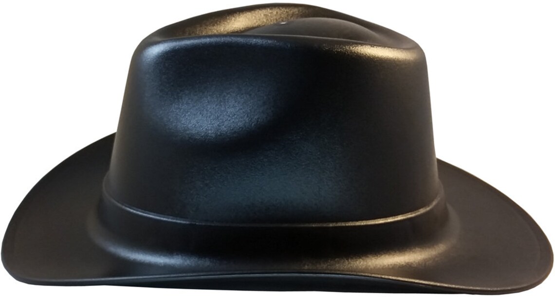 Western Cowboy Hard Hats Black Etsy