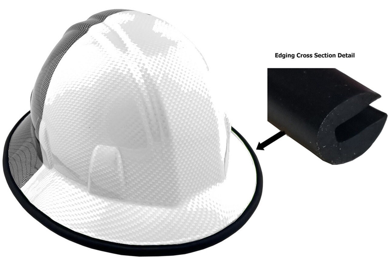 Yellow carbon fiber hard sales hat
