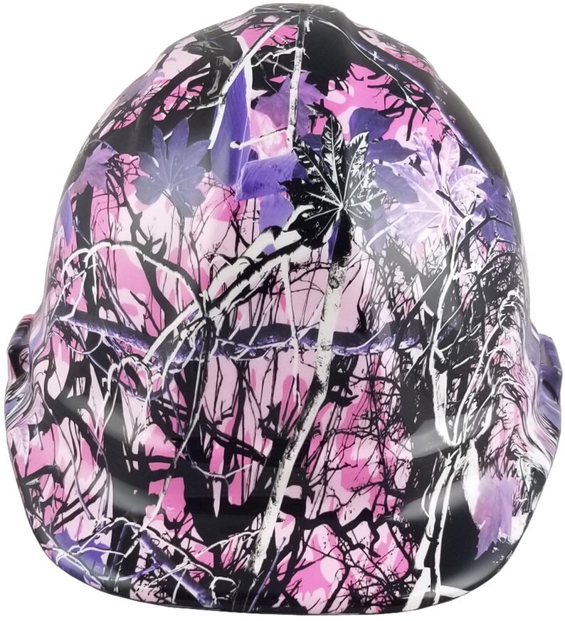Glamour Camo Pink Cap Style Hydro Dipped Hard Hat With Tote Etsy