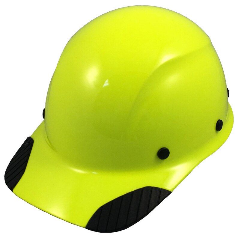 DAX Fiberglass Composite Hard Hat Cap Style Hi Viz Lime Etsy