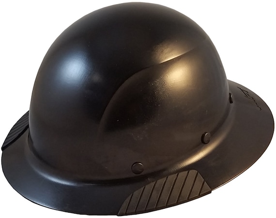 DAX Fiberglass Composite Hard Hat Full Brim Factory Black Etsy