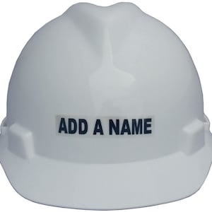 Add a Name Decal To Your Hard Hat