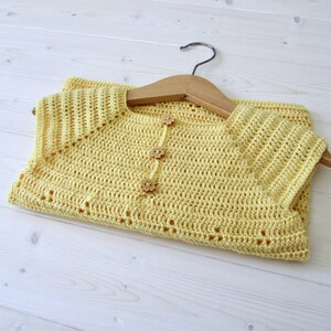 Crochet Daisy Dress Written Pattern Baby / Little Girl's Pretty Summer Dress / Tunic Crochet Pattern image 9