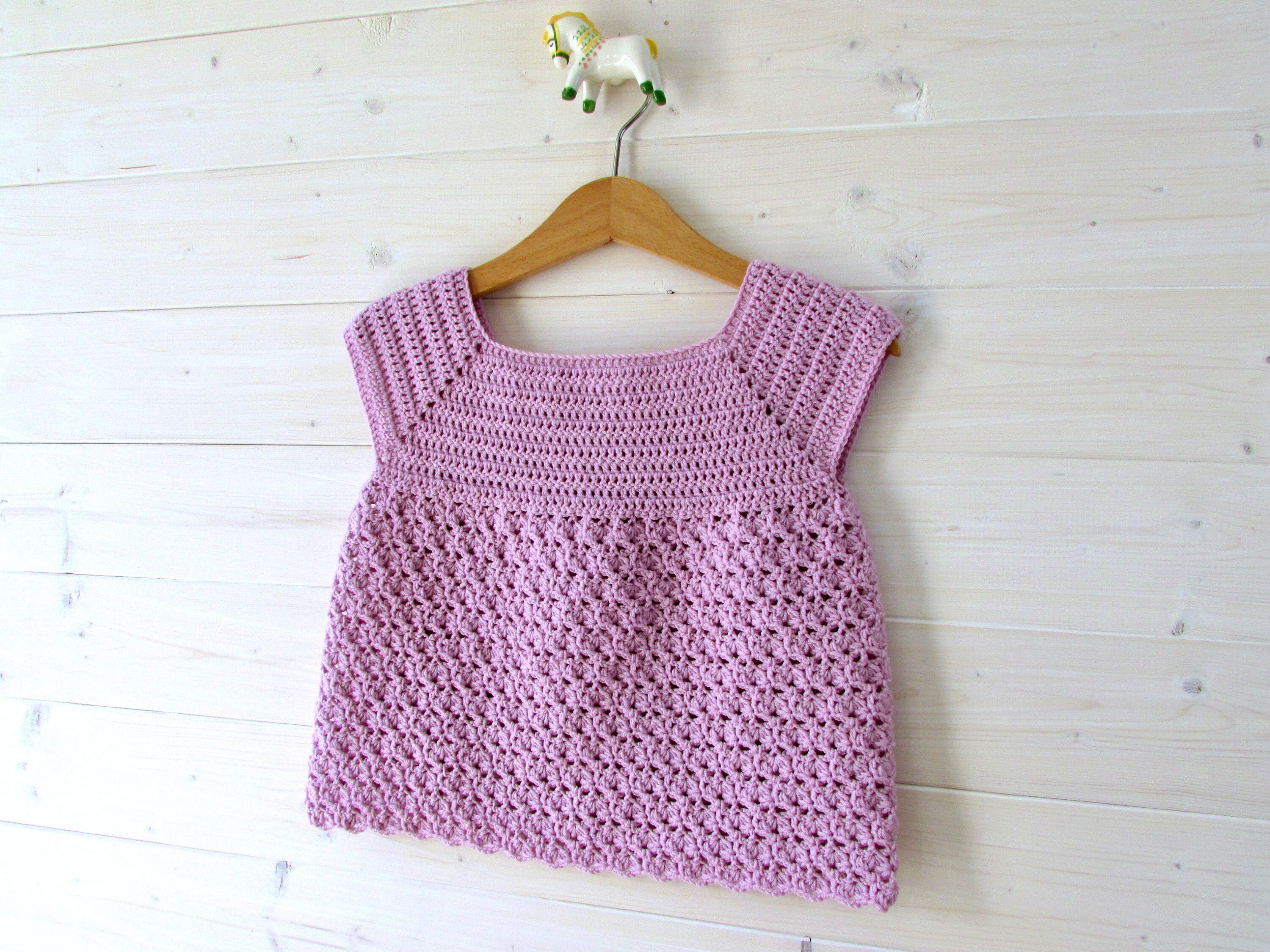 wooly wonders crochet dress Crochet Baby / Girl's Delicate Lace Dress Written Pattern