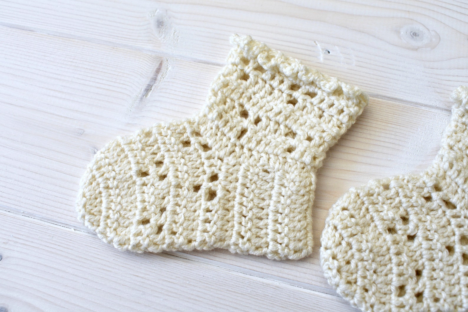 Crochet Pretty Lace Baby Socks Written Pattern Delicate Lace Etsy