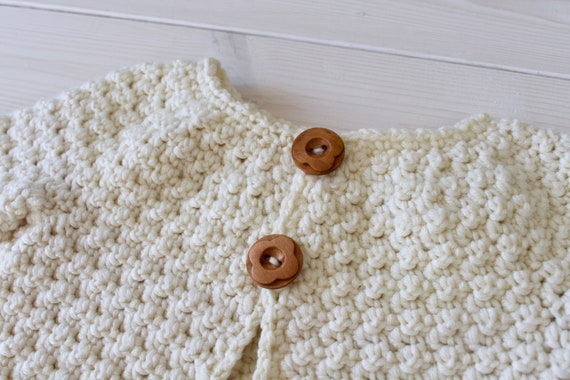 Crochet Esme Cardigan Written Pattern 