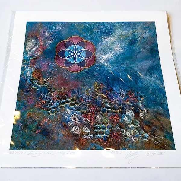 Seed of Life Codes mis à jour Giclée Museum Quality Archival Print