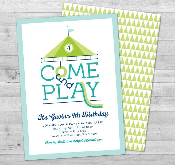 park birthday invitation picnic birthday invitation picnic etsy