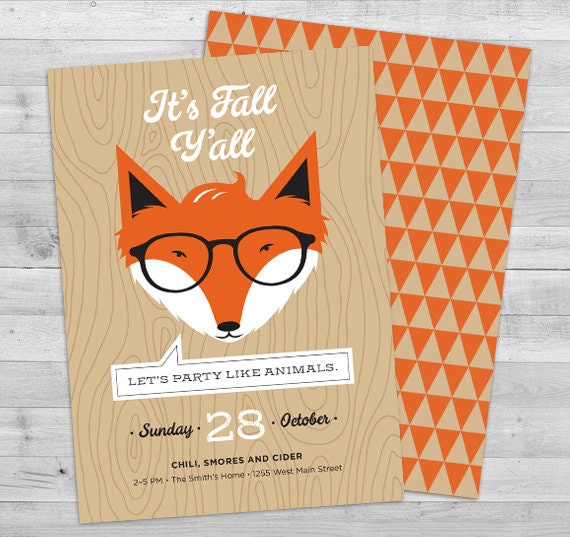 its fall yall fall party invitations its fall yall etsy fall party invites