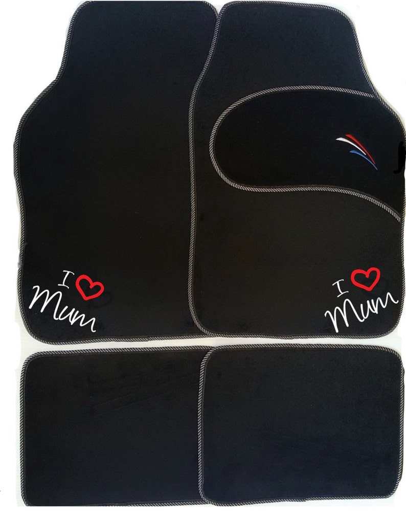 PERSONALISED UNIVERSAL FIT Car mats I WE LOVE DADDY GRANDAD Christmas ANY TEXT?
