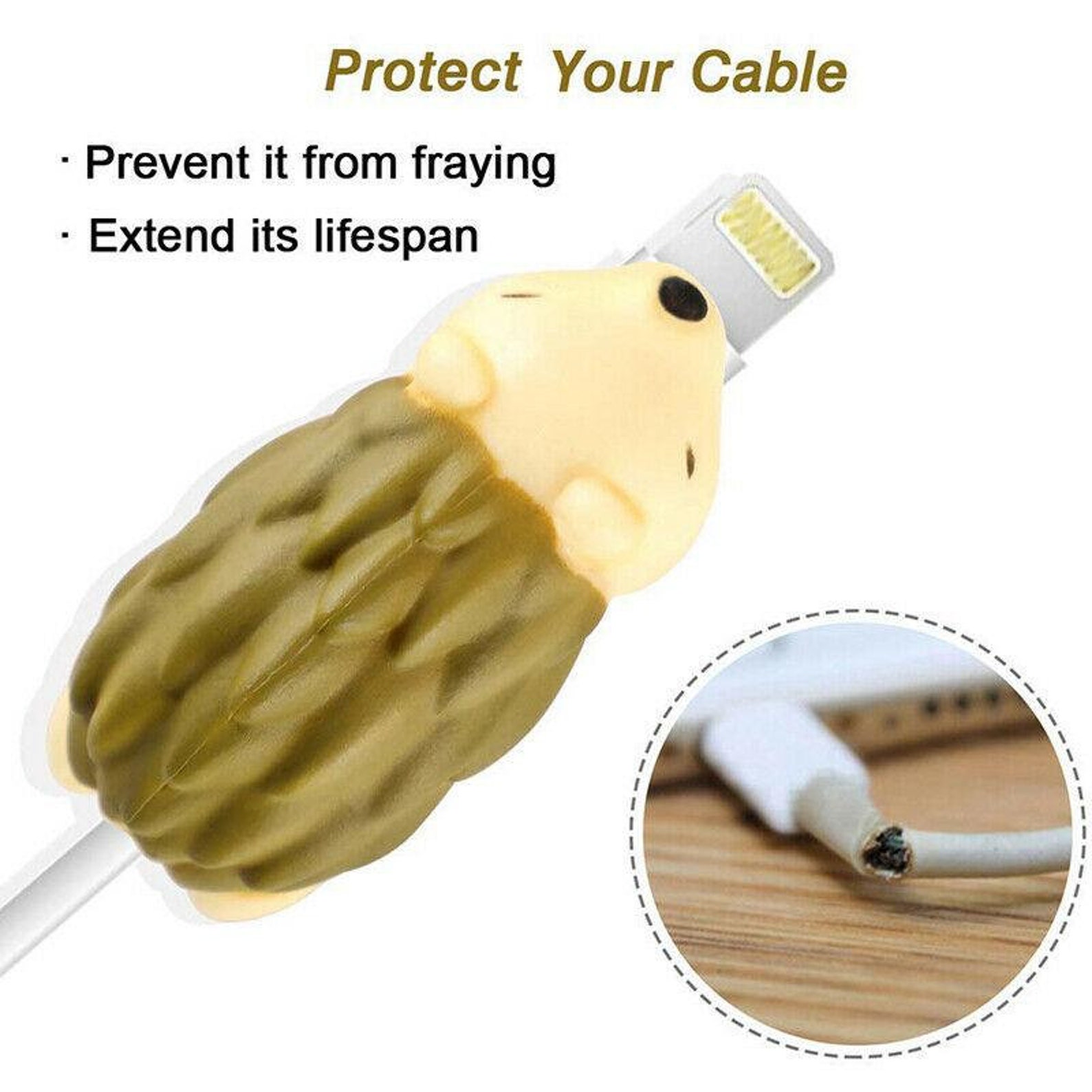 Hedgehog PVC Charger Protector. Phone Charger Protector. Etsy