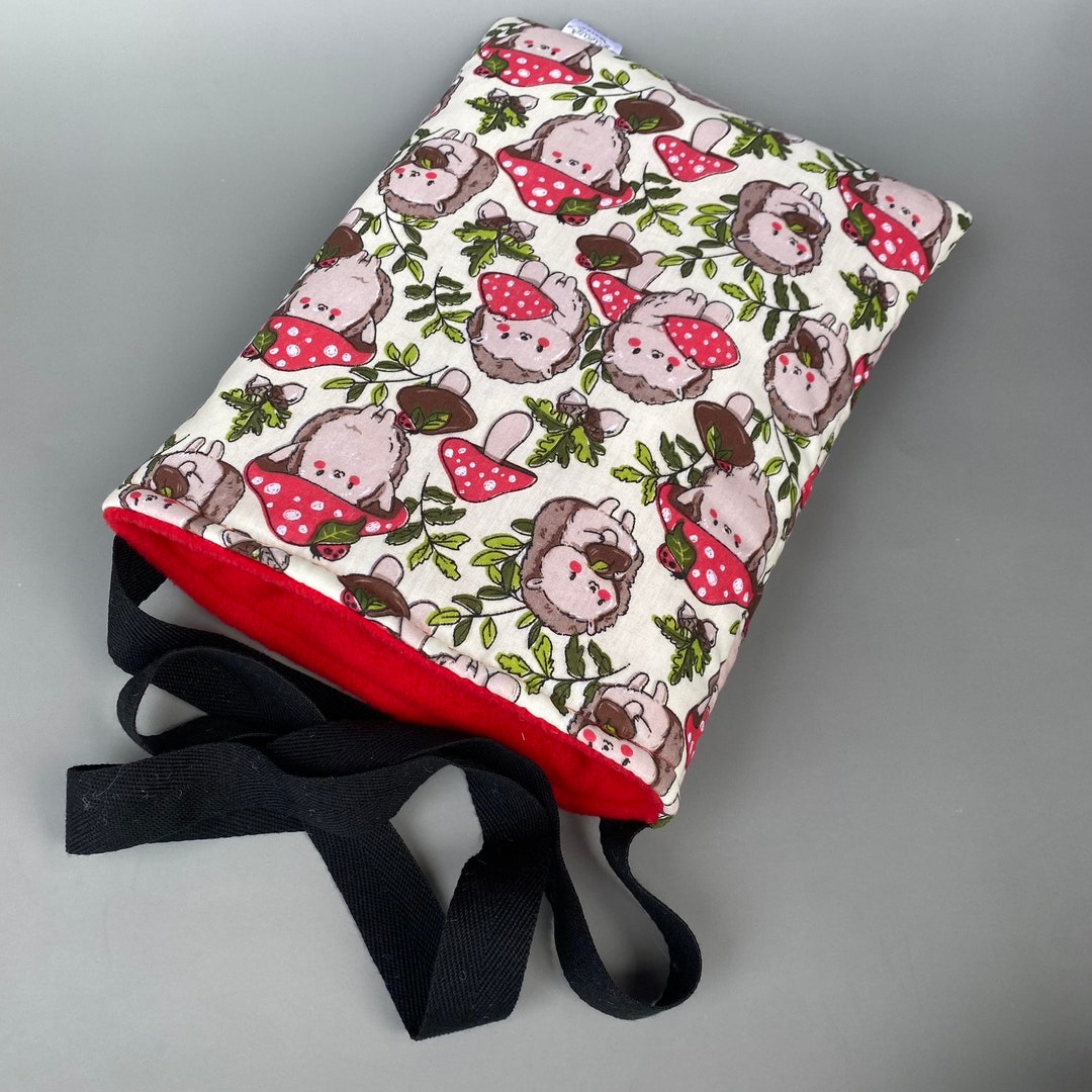 Hedgehogs With Mushroom Hats Hedgehogs Padded Bonding Bag, Carry Bag