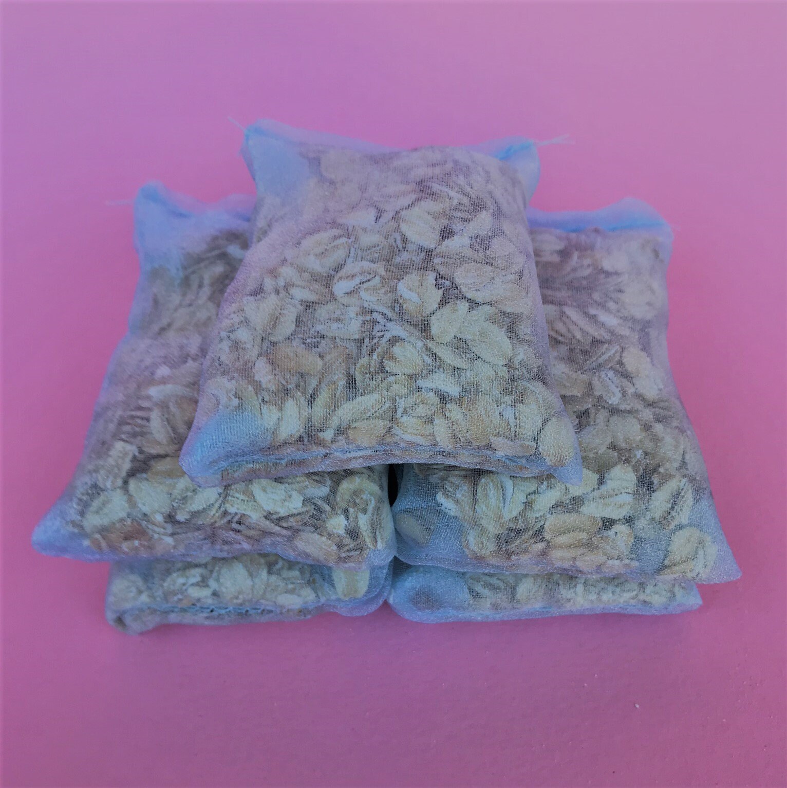 Organic Oatmeal Bath Bags. Pack of 5 Hedgehog Oat Bath Bags. Etsy UK