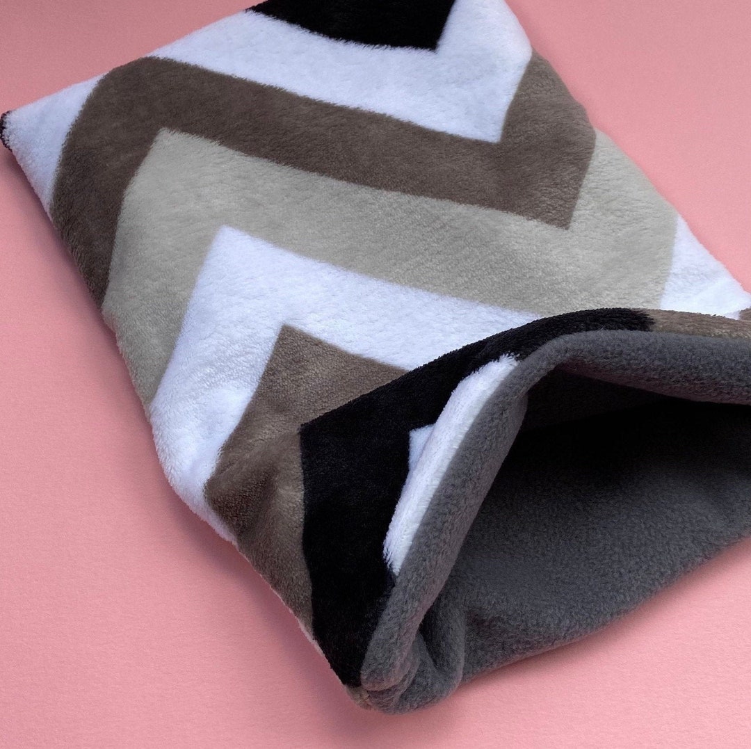 Zig Zag Cuddle Fleece Snuggle Sack, Snuggle Pouch, Sleeping Bag for