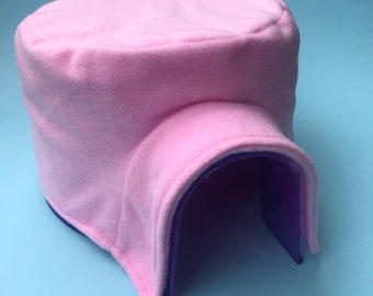 Fleece-Iglu-Abdeckung für Plastik-Iglu. Iglu für Igel, Meerschweinchen, Ratte und andere Kleintiere. Kleine Haustier Bettwäsche Fleece Schweinloo Bezug.