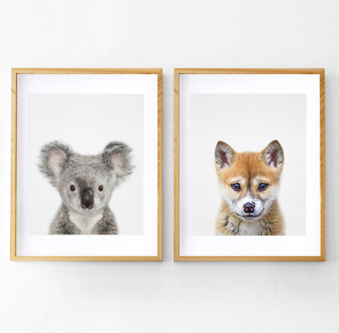 Australian Baby Animals Print Set of 12 Printable Nursery Etsy
