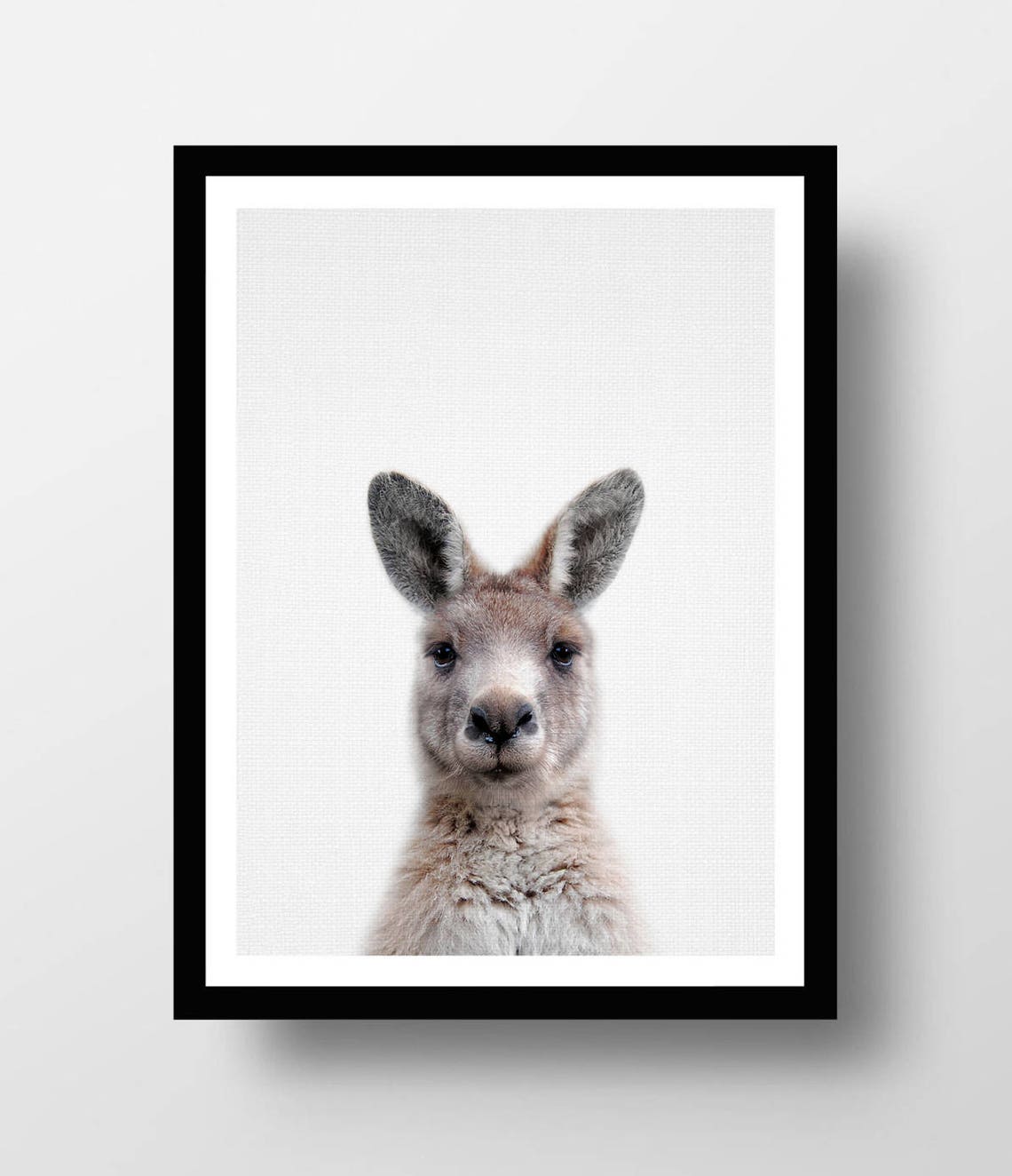 Kangaroo Print Nursery Animal Print Nursery Animals Etsy Australia