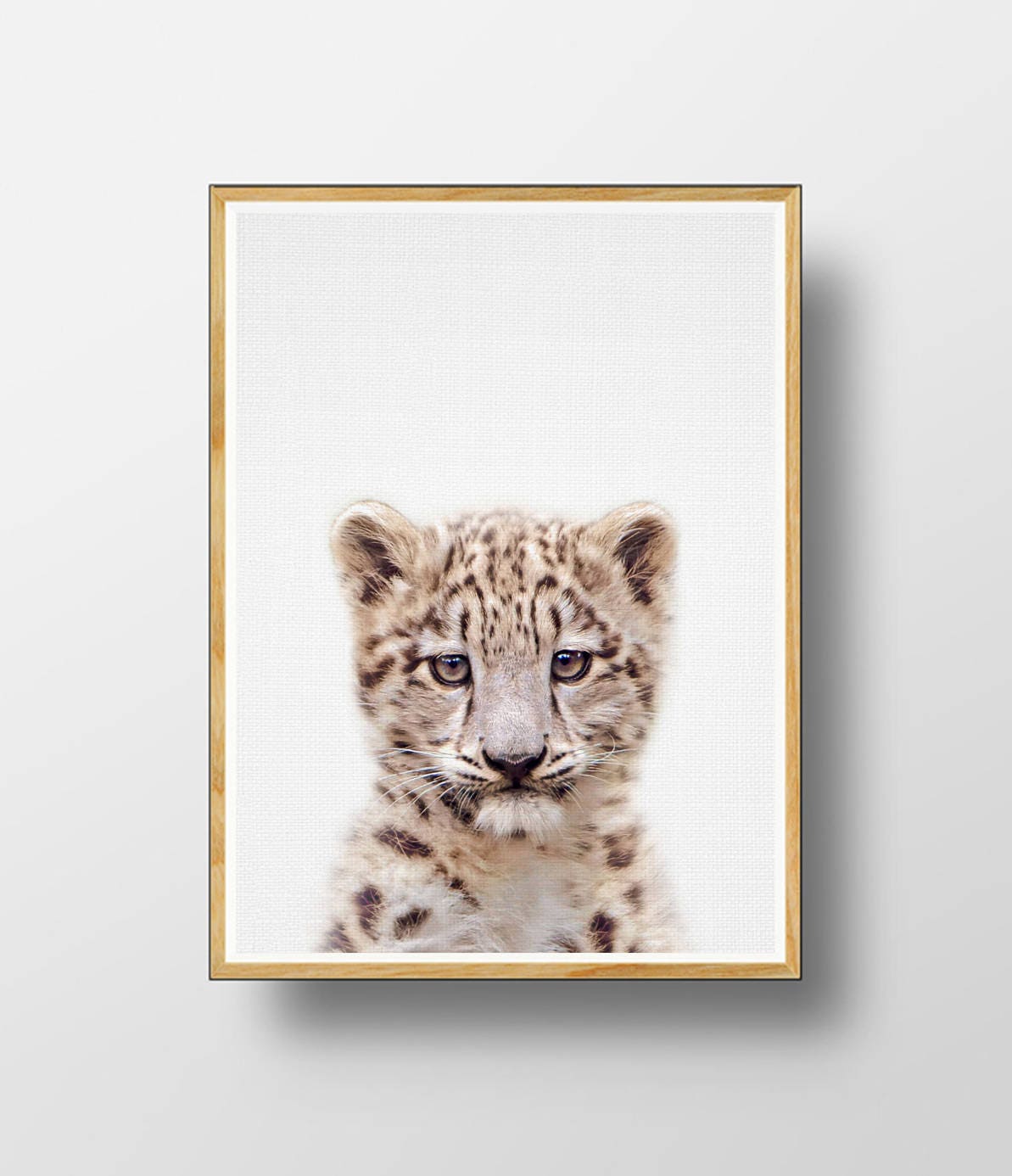 Cub Prints Snow Leopard Cub Print Nursery Animal Print Nursery Animals | Etsy
