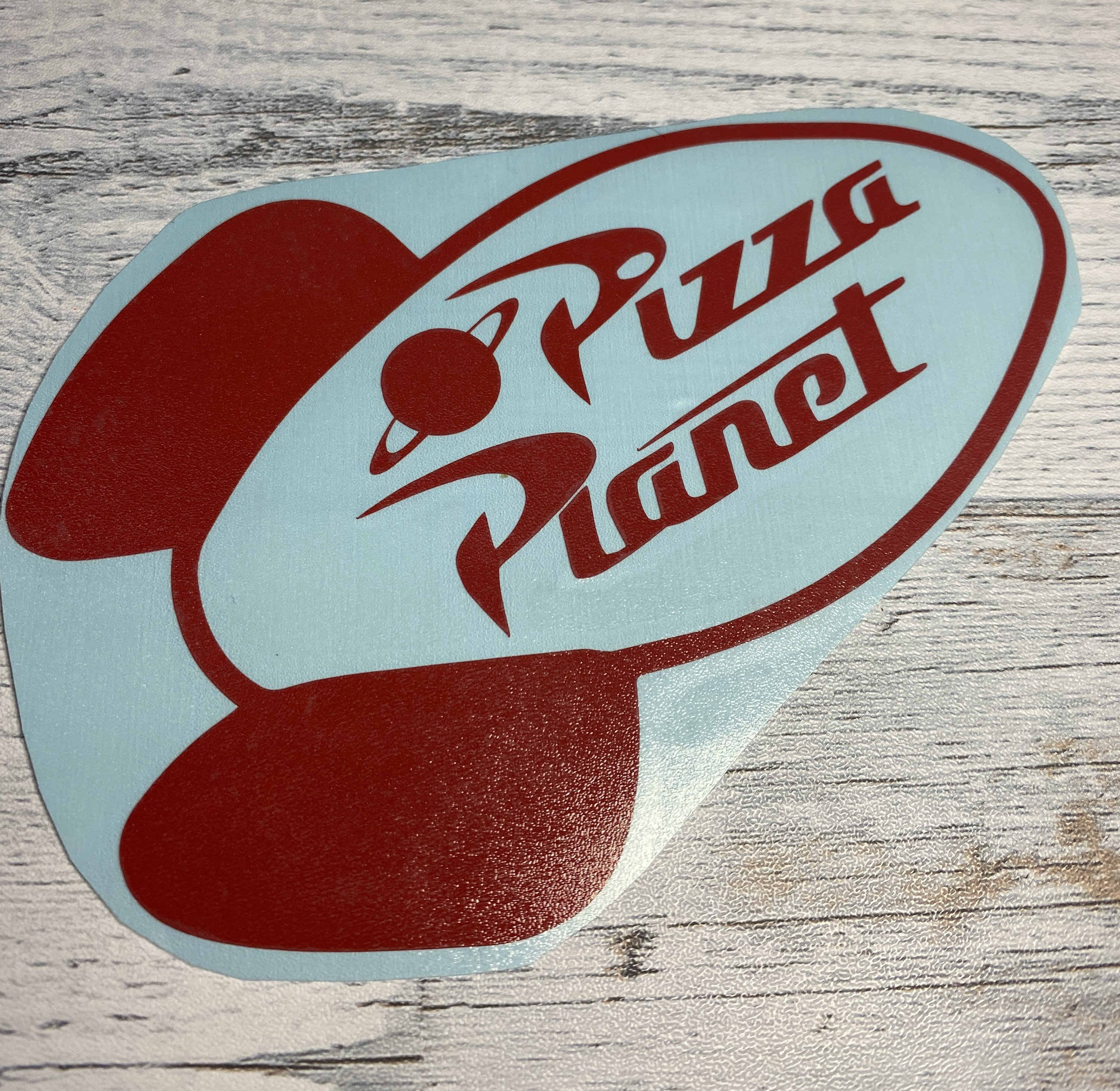 Pizza Sticker Disneyland Disney World Vinyl Sticker Toy Story