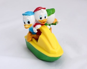Jet Ski Huey Dewey Louie vintage de 1998: McDonald's McLanche Feliz do DuckTales