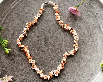 Collier Vintage En Coquillages – Bijou Rétro Original Et Unique