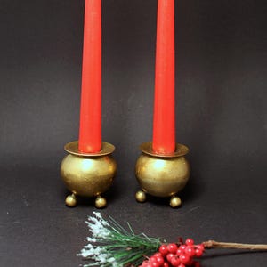 Vintage Sweden brass candlestick holder,Candlestick holder,Kulljusstake candlestick,Pair of Mid-Century Swedish Brass Candle Holders