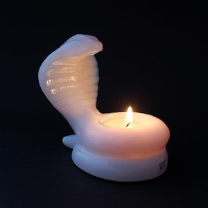 Kosta Boda Cobra Votive Candleholder - Ludvig Lofgren Iridescent Glass