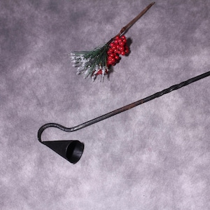 Vintage Norwegian  Candle Snuffer , Candle Snuffer with Handle, Old Metal Candle Snuffer, Candle Accessories , Altar Tools, Antique Snuffer,