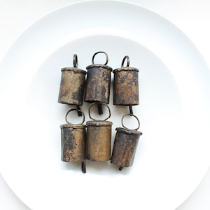Vintage Mug Bells Recycled Iron Tin Cow Bells Jingle bell,