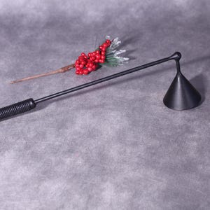 Vintage Norwegian  Candle Snuffer , Candle Snuffer with Handle, Old Metal Candle Snuffer, Candle Accessories , Altar Tools, Antique Snuffer,