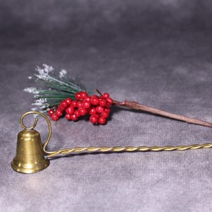 Retro Sweden Brass Candle Snuffer,Candle Snuffer with Handle,Old Metal Candle Snuffer, Candle Accessories,Altar Tools,Antique Snuffer,