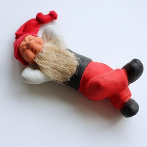 Vintage keramisk jultomtefigur: Sverige Dekor